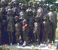 The children's statues with toys, how eloquent and yet a paradox!
