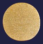 Reverse side of the plaque with childrens names (79mm)