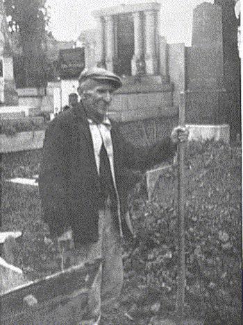 THE GRAVE-DIGGER OF THE CEMETERY AT LIDICE